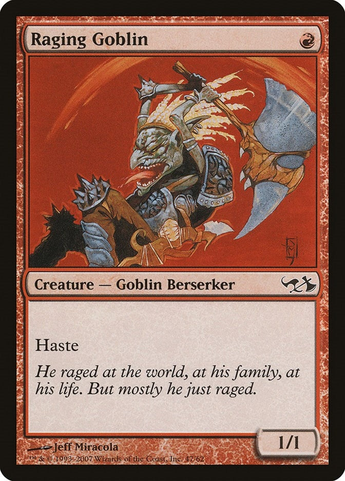 Image for Raging Goblin (47) [Elves vs. Goblins] - Magic: The Gathering
