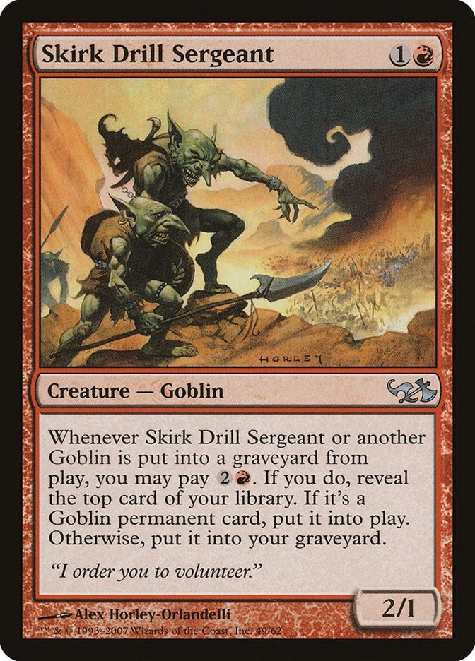 Image for Skirk Drill Sergeant (49) [Elves vs. Goblins] - Magic: The Gathering