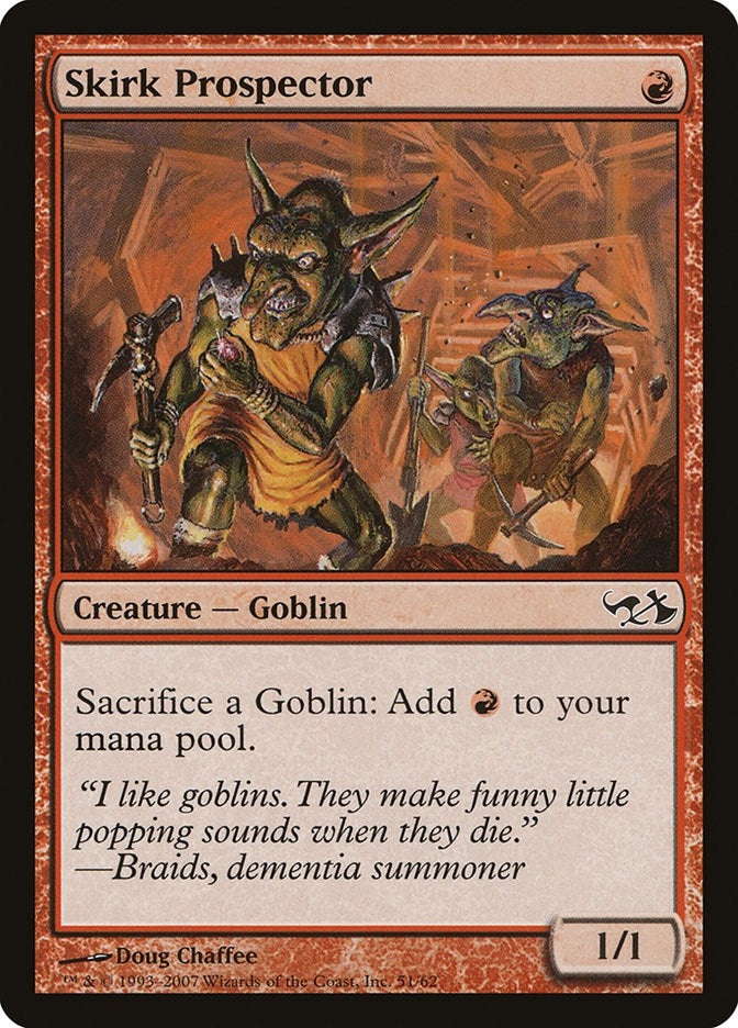 Image for Skirk Prospector (51) [Elves vs. Goblins] - Magic: The Gathering