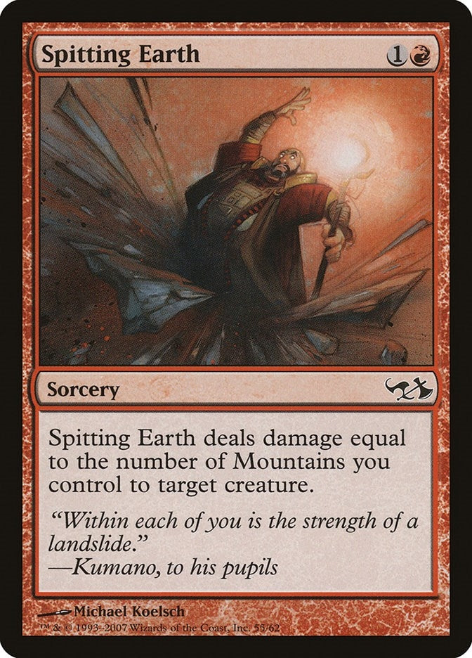Image for Spitting Earth (55) [Elves vs. Goblins] - Magic: The Gathering