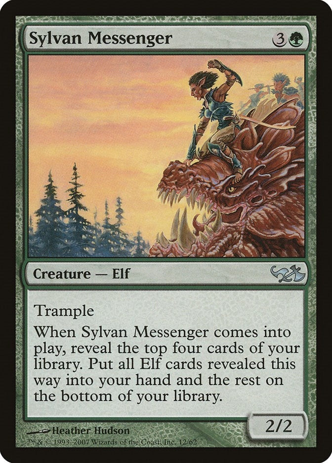 Image for Sylvan Messenger (12) [Elves vs. Goblins] - Magic: The Gathering
