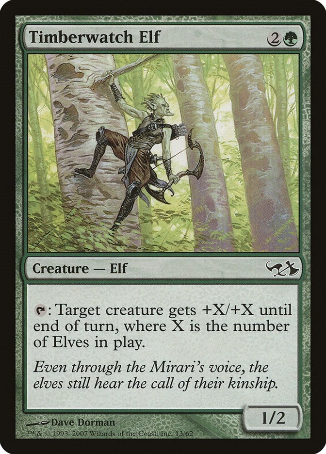 Image for Timberwatch Elf (13) [Elves vs. Goblins] - Magic: The Gathering