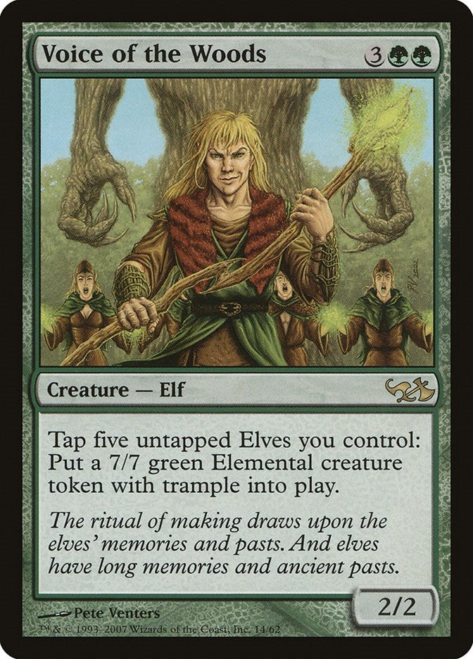 Image for Voice of the Woods (14) [Elves vs. Goblins] - Magic: The Gathering