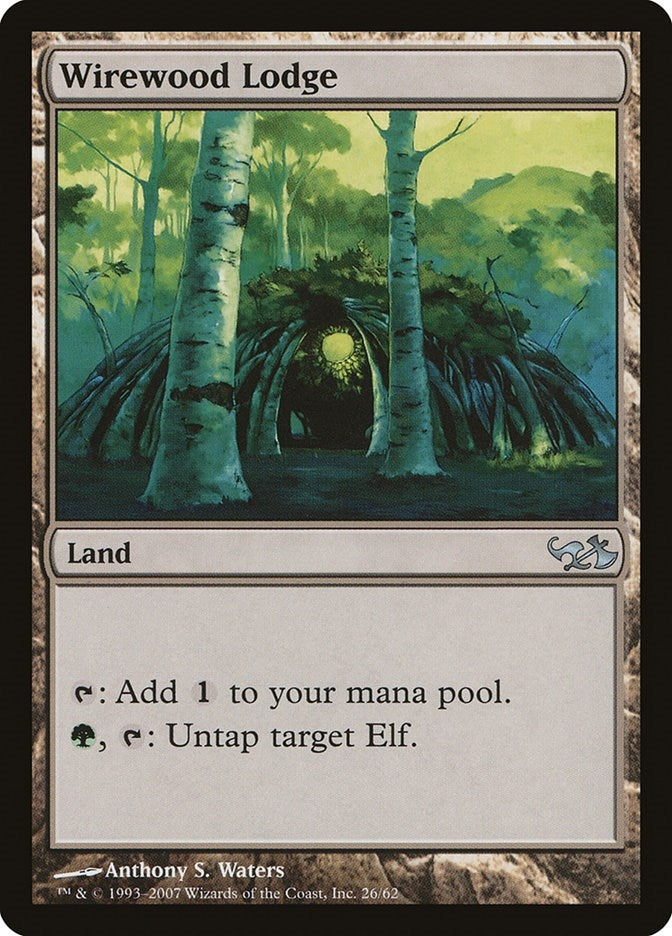 Image for Wirewood Lodge (26) [Elves vs. Goblins] - Magic: The Gathering