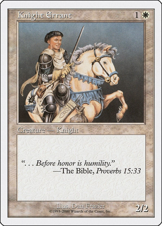 Image for Knight Errant [Starter 2000] - Magic: The Gathering