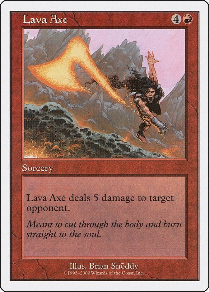 Image for Lava Axe [Starter 2000] - Magic: The Gathering