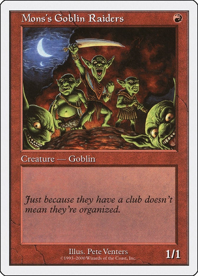 Image for Mons's Goblin Raiders [Starter 2000] - Magic: The Gathering