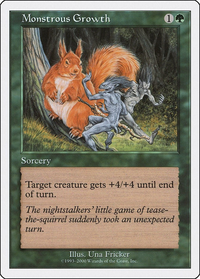 Image for Monstrous Growth [Starter 2000] - Magic: The Gathering