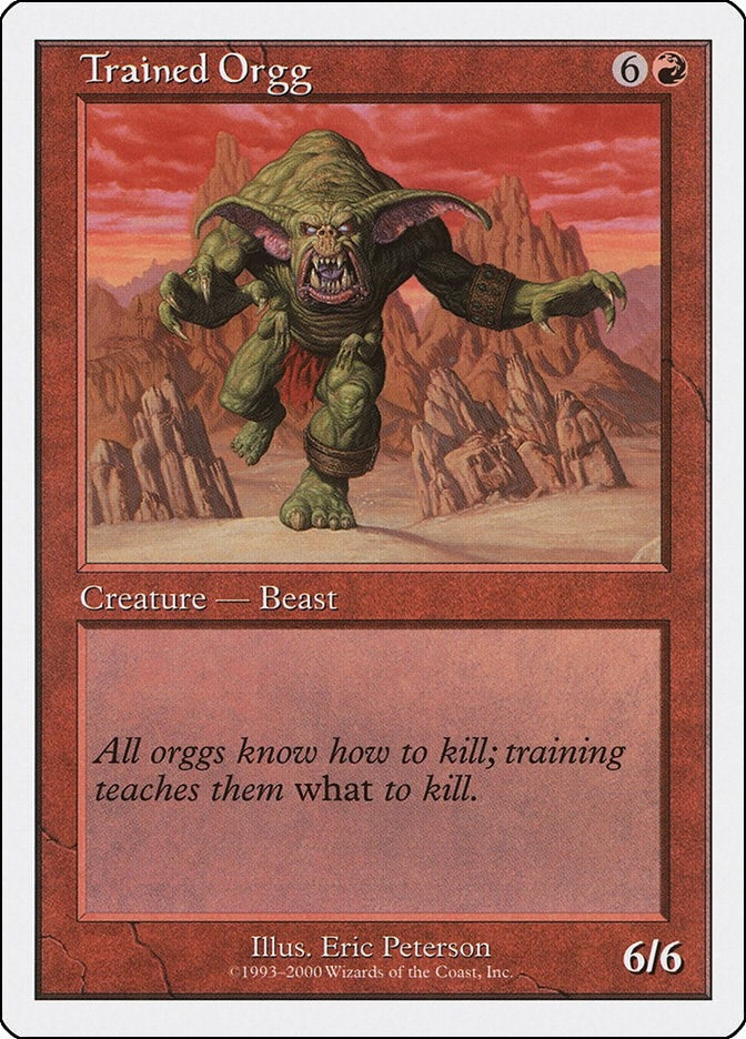 Image for Trained Orgg [Starter 2000] - Magic: The Gathering