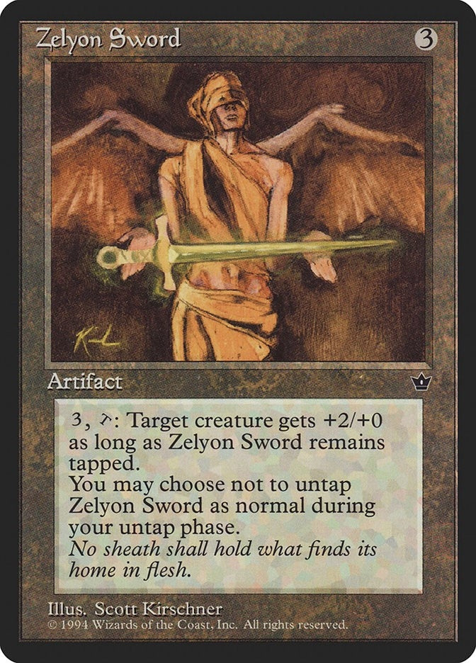 Image for Zelyon Sword [Fallen Empires] - Magic: The Gathering