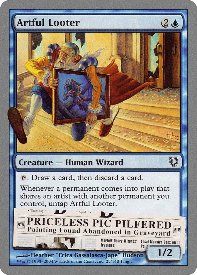 Image for Artful Looter (25) [Unhinged] - Magic: The Gathering