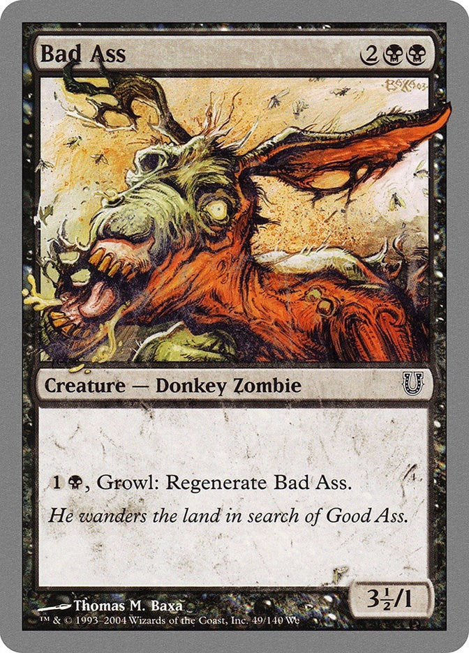 Image for Bad Ass (49) [Unhinged] - Magic: The Gathering