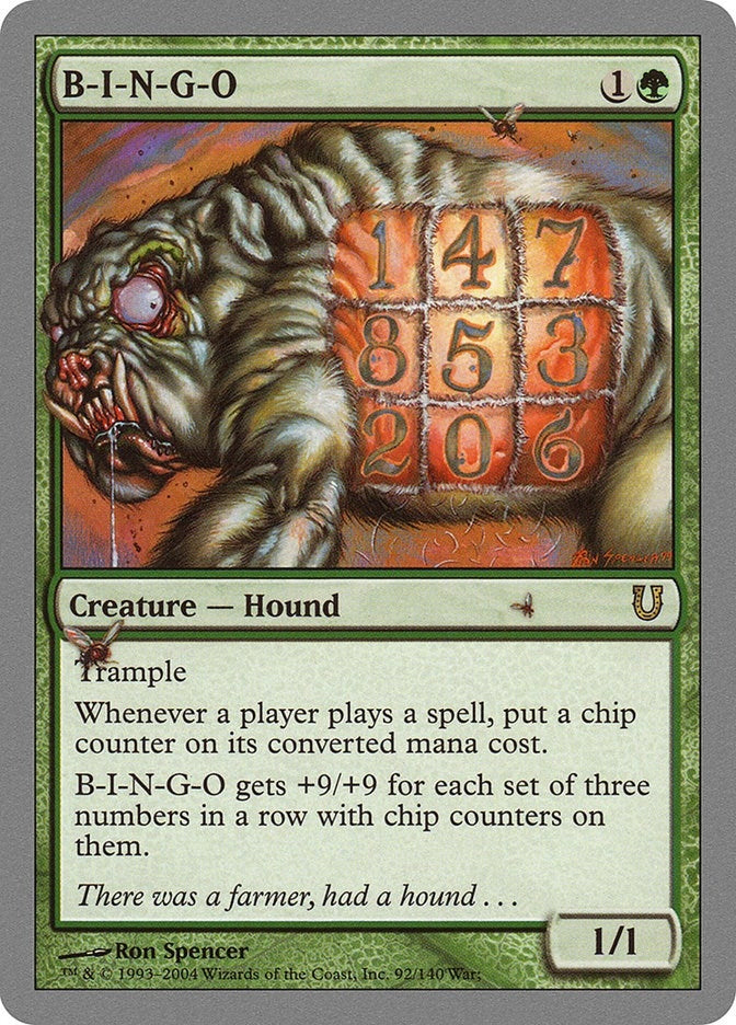 Image for B-I-N-G-O (92) [Unhinged] - Magic: The Gathering