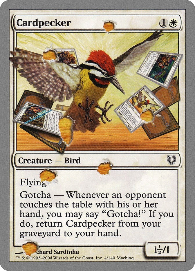 Image for Cardpecker (4) [Unhinged] - Magic: The Gathering