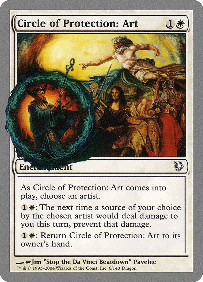 Image for Circle of Protection: Art (6) [Unhinged] - Magic: The Gathering