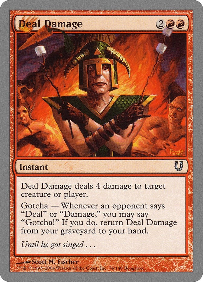 Image for Deal Damage (74) [Unhinged] - Magic: The Gathering