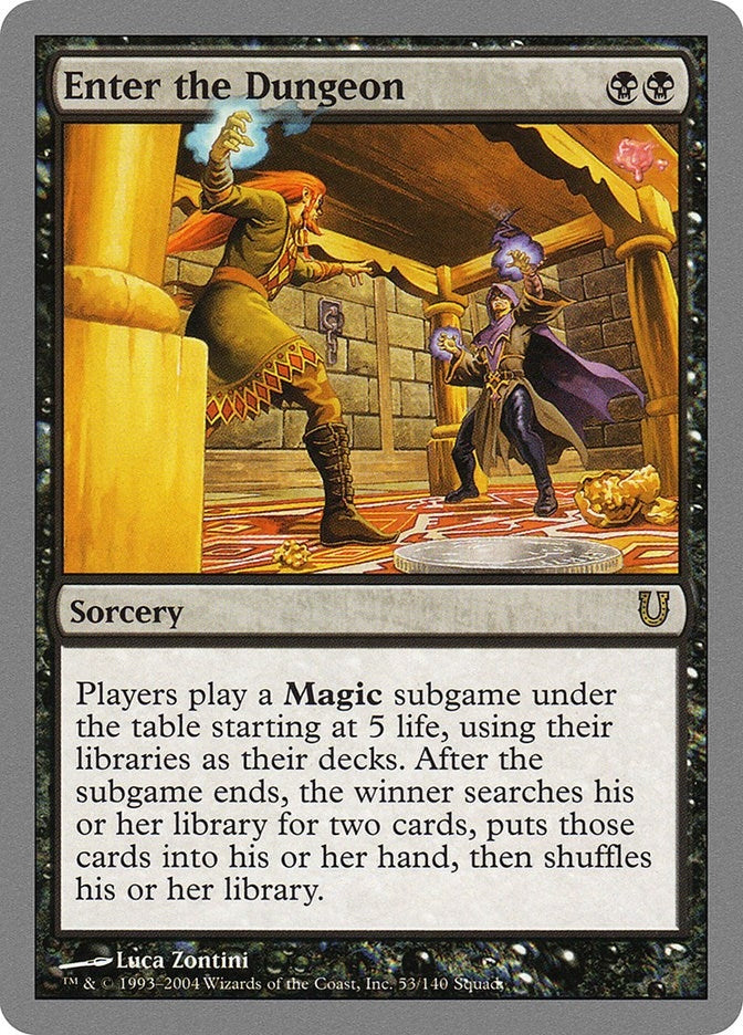 Image for Enter the Dungeon (53) [Unhinged] - Magic: The Gathering