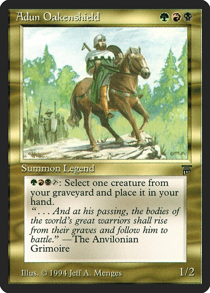 Image for Adun Oakenshield [Legends] - Magic: The Gathering