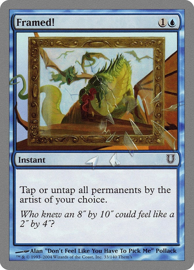 Image for Framed! (33) [Unhinged] - Magic: The Gathering