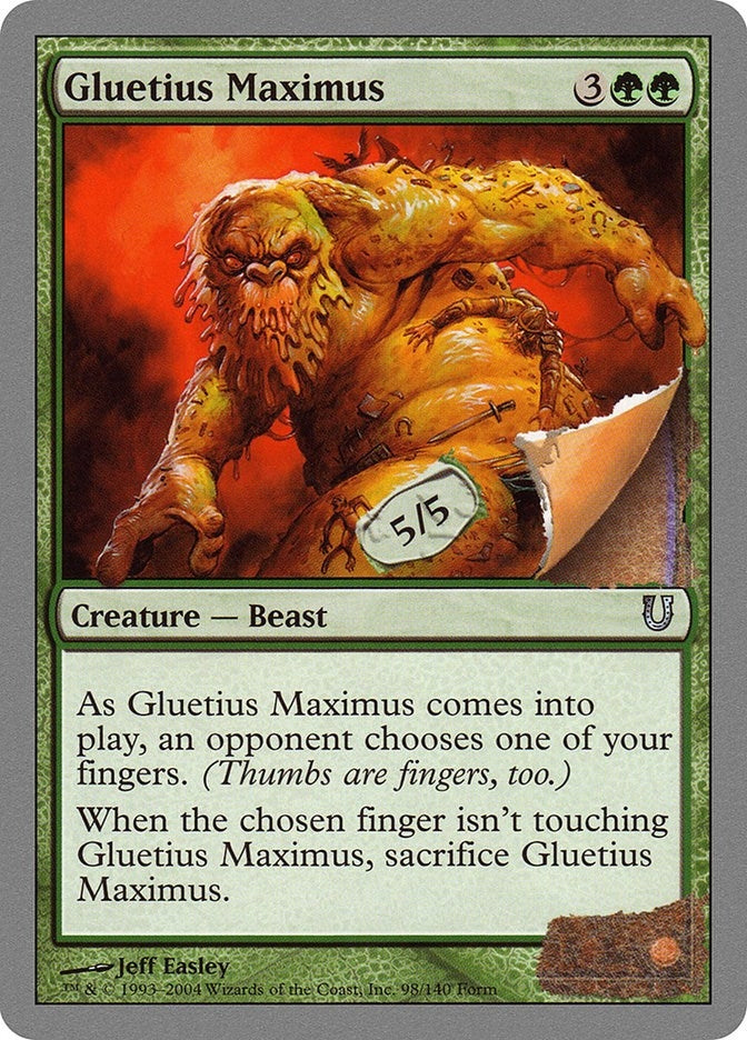 Image for Gluetius Maximus (98) [Unhinged] - Magic: The Gathering