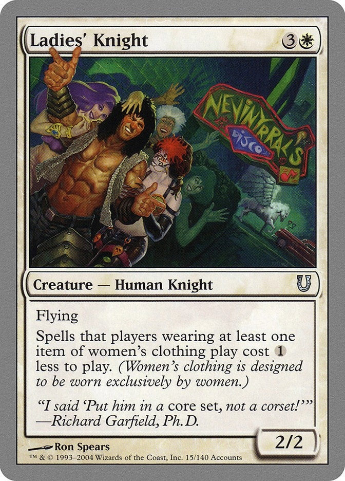 Image for Ladies' Knight (15) [Unhinged] - Magic: The Gathering