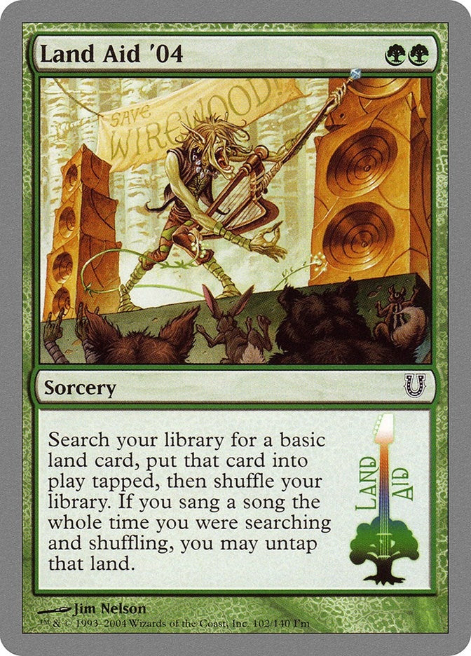 Image for Land Aid '04 (102) [Unhinged] - Magic: The Gathering