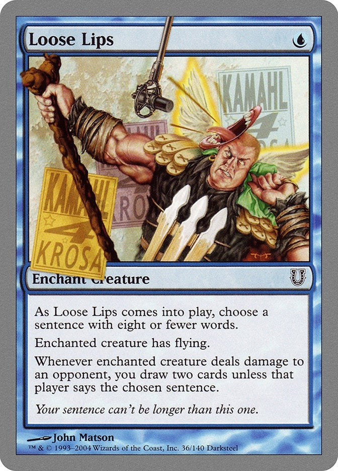 Image for Loose Lips (36) [Unhinged] - Magic: The Gathering