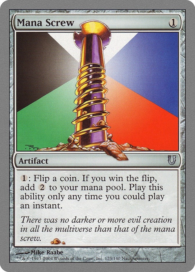 Image for Mana Screw (123) [Unhinged] - Magic: The Gathering