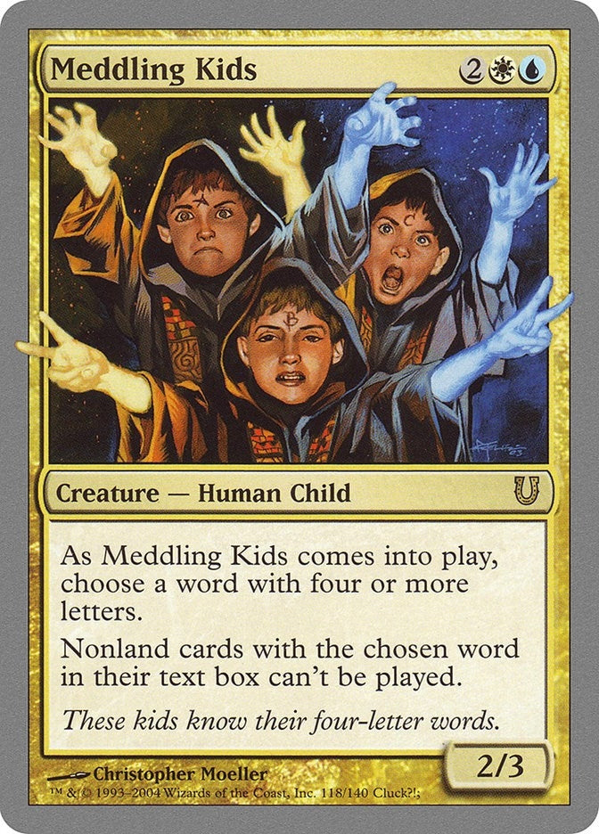 Image for Meddling Kids (118) [Unhinged] - Magic: The Gathering