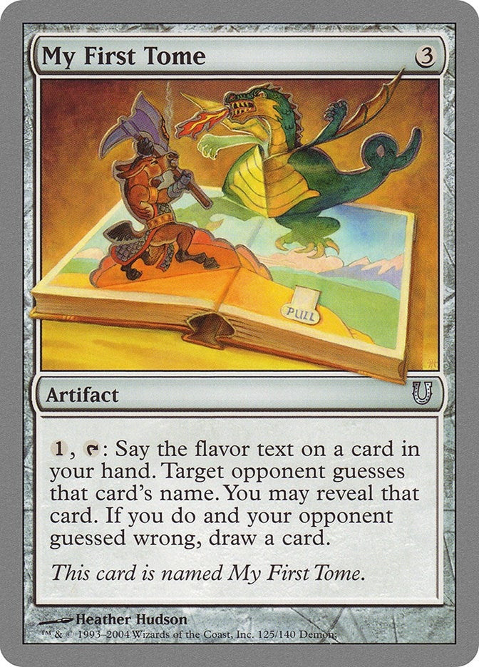 Image for My First Tome (125) [Unhinged] - Magic: The Gathering