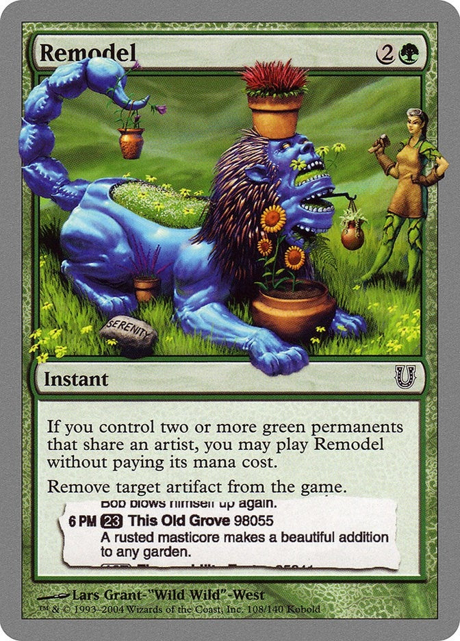 Image for Remodel (108) [Unhinged] - Magic: The Gathering
