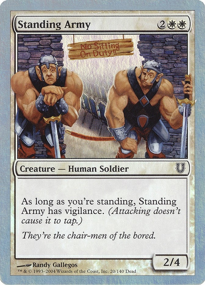Image for Standing Army (20) [Unhinged] - Magic: The Gathering