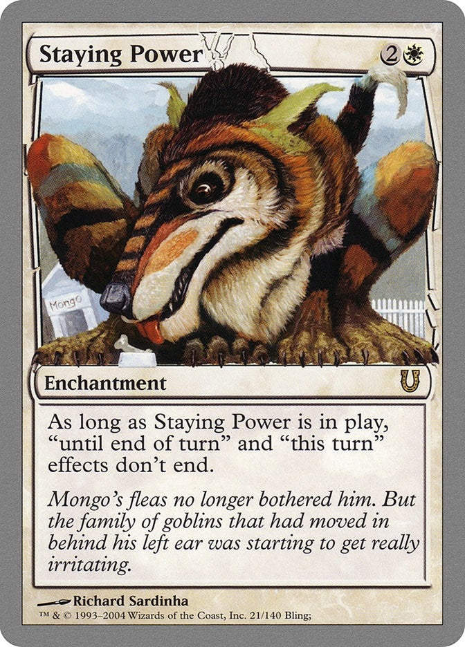 Image for Staying Power (21) [Unhinged] - Magic: The Gathering