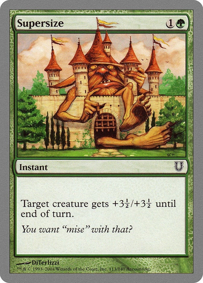 Image for Supersize (113) [Unhinged] - Magic: The Gathering