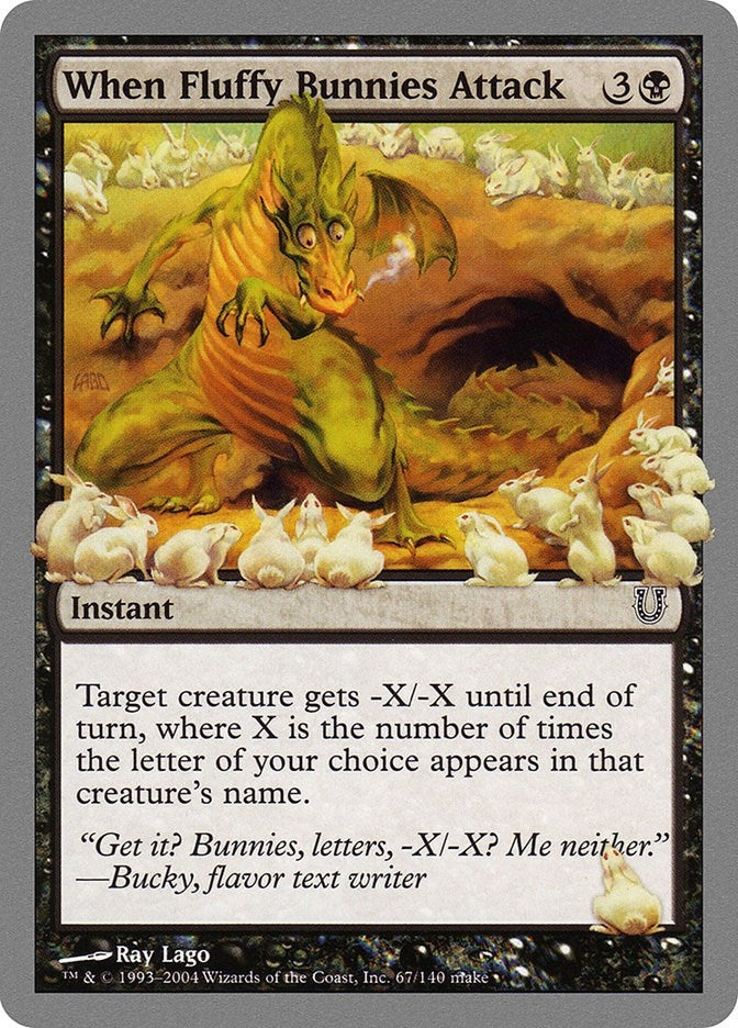 Image for When Fluffy Bunnies Attack (67) [Unhinged] - Magic: The Gathering