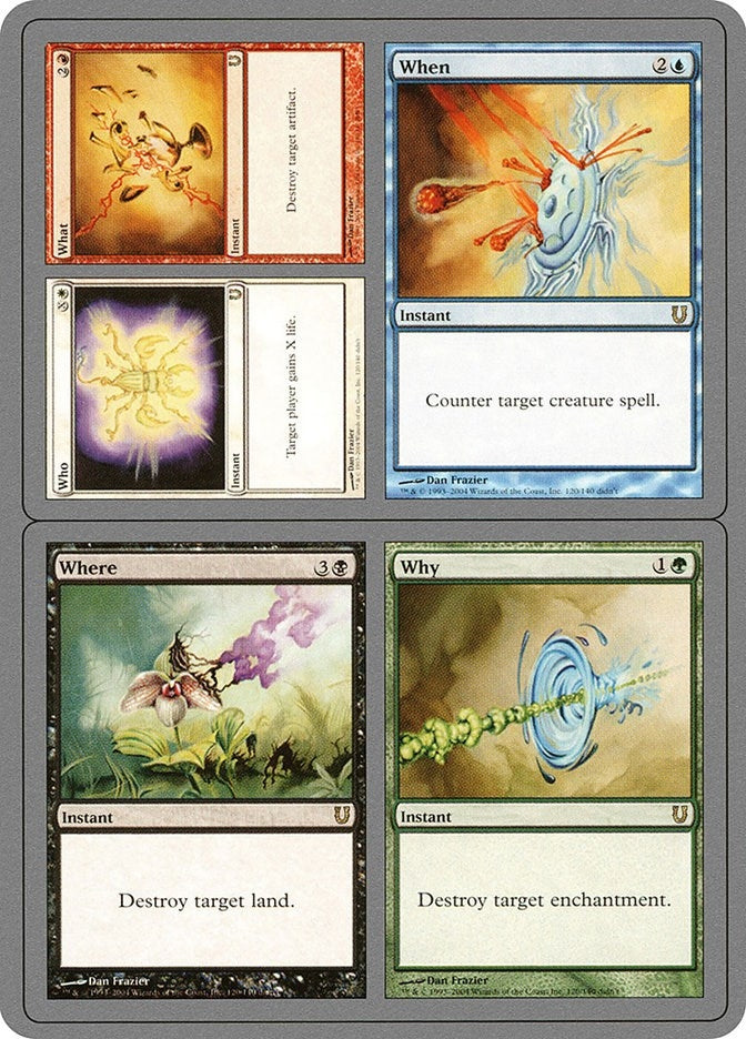 Image for Who // What // When // Where // Why (120) [Unhinged] - Magic: The Gathering