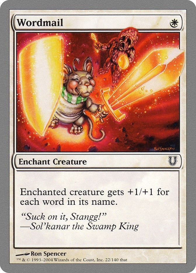 Image for Wordmail (22) [Unhinged] - Magic: The Gathering
