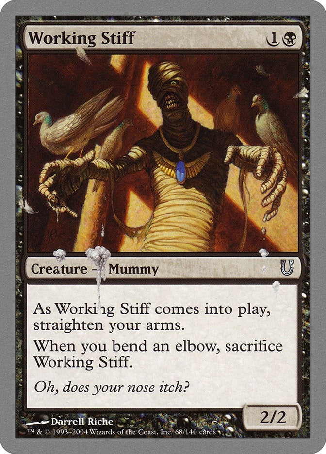 Image for Working Stiff (68) [Unhinged] - Magic: The Gathering