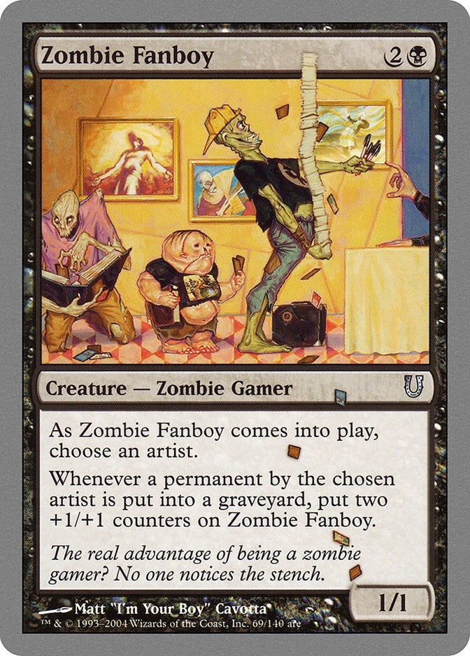Image for Zombie Fanboy (69) [Unhinged] - Magic: The Gathering