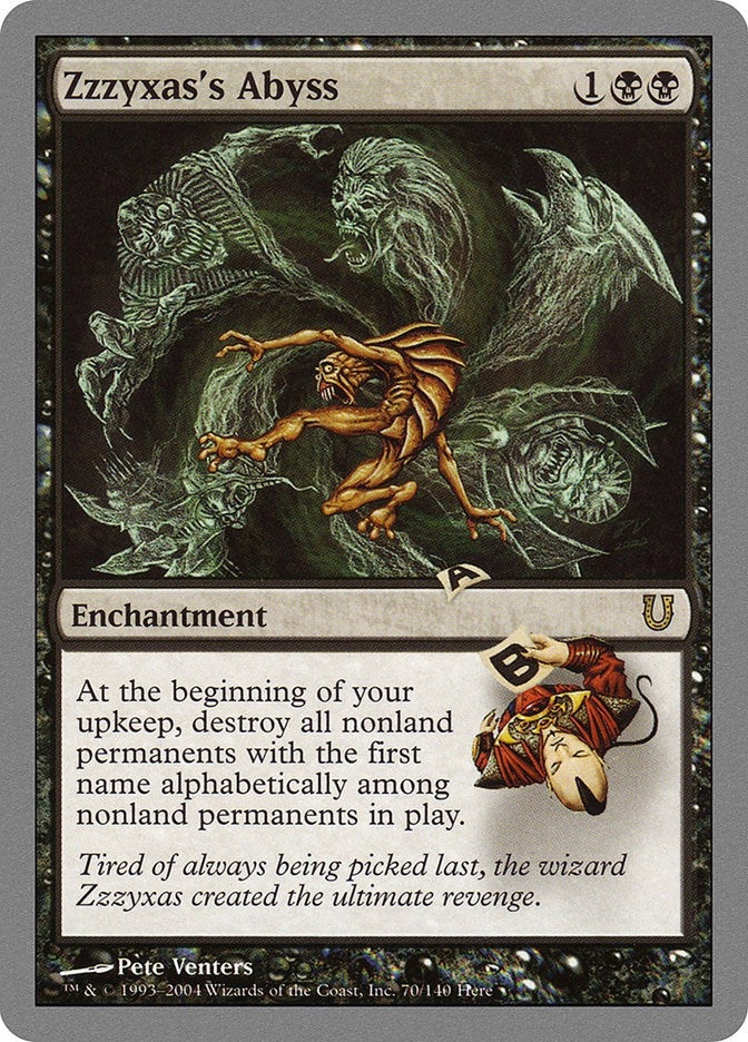 Image for Zzzyxas's Abyss (70) [Unhinged] - Magic: The Gathering