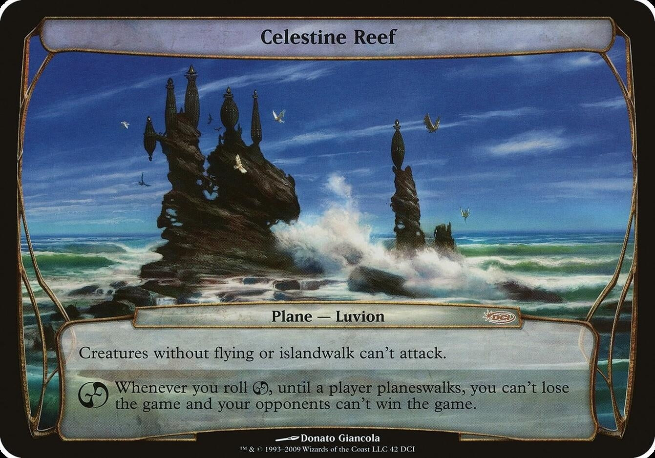 Image for Celestine Reef (Prerelease Promo) (42) [Oversize Cards] - Magic: The Gathering