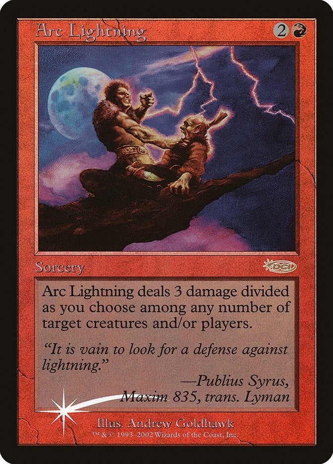 Image for Arc Lightning [Arena Promos] - Magic: The Gathering