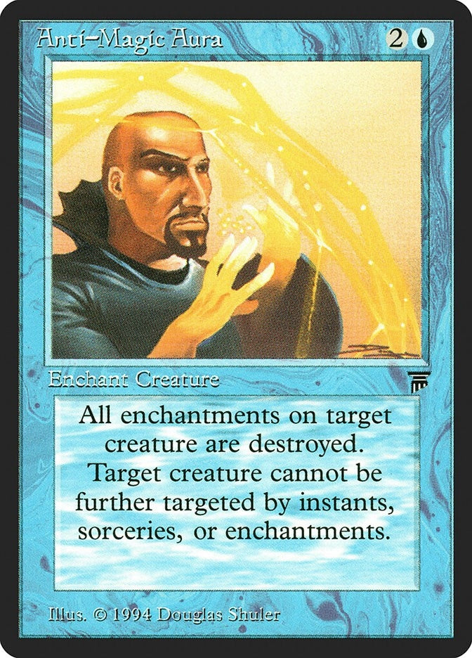 Image for Anti-Magic Aura [Legends] - Magic: The Gathering