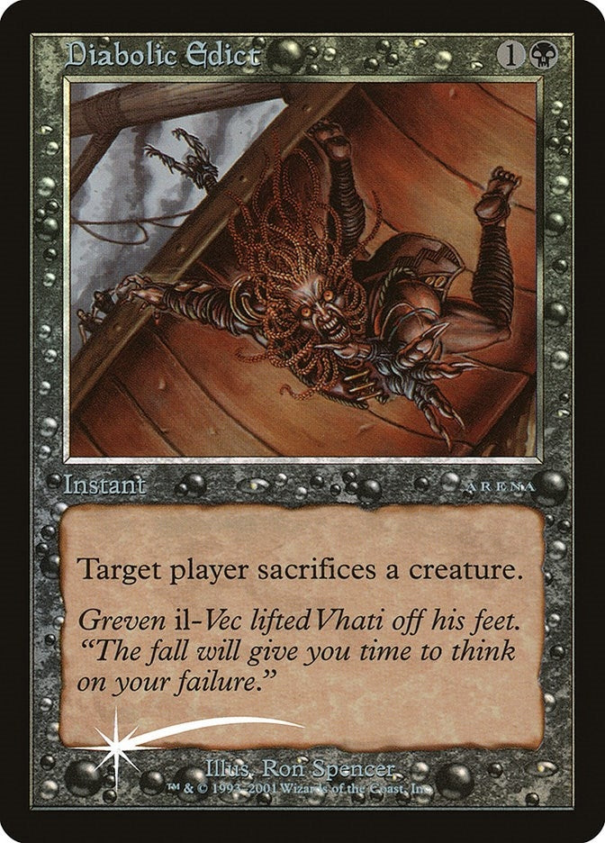Image for Diabolic Edict [Arena Promos] - Magic: The Gathering