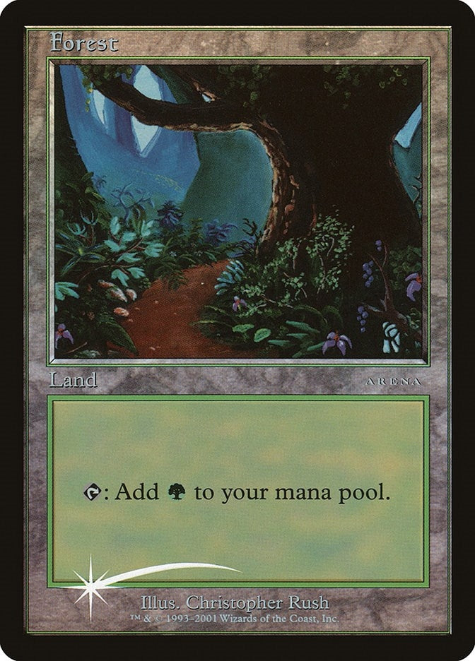 Image for Forest (2001 Beta) [Arena Promos] - Magic: The Gathering