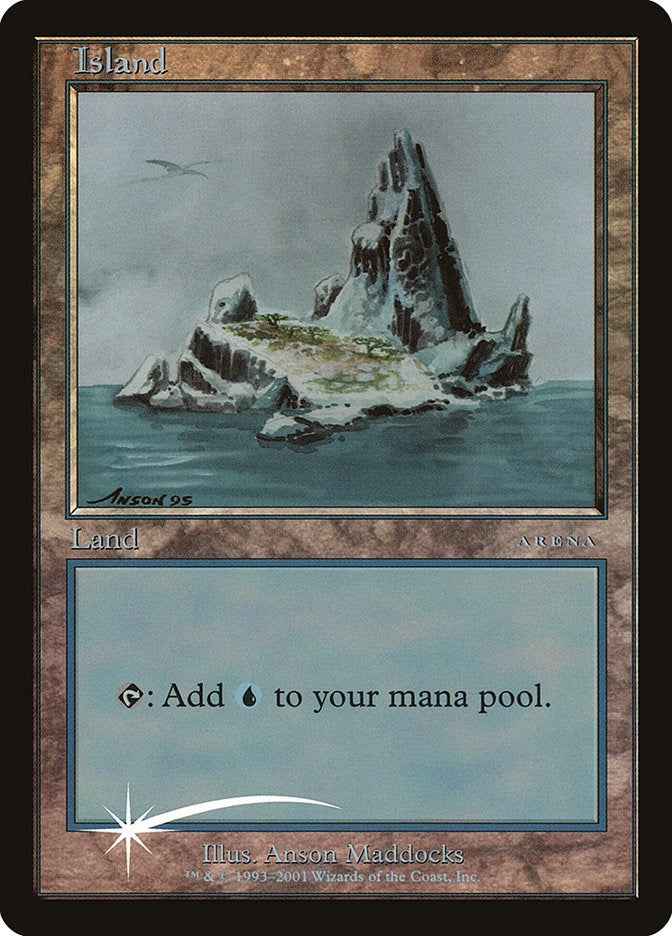 Image for Island (2001) [Arena Promos] - Magic: The Gathering