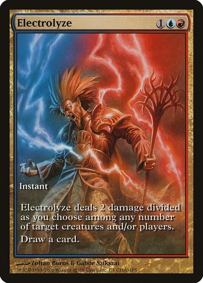 Image for Electrolyze (1) [Champs Promos] - Magic: The Gathering