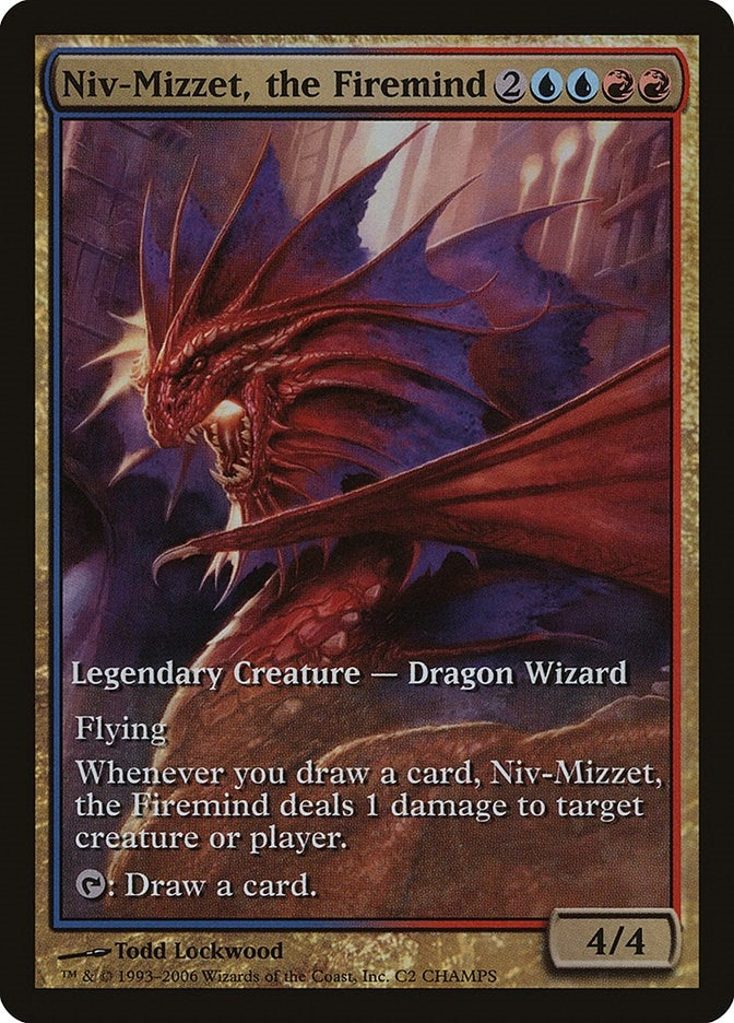 Image for Niv-Mizzet, the Firemind (2) [Champs Promos] - Magic: The Gathering