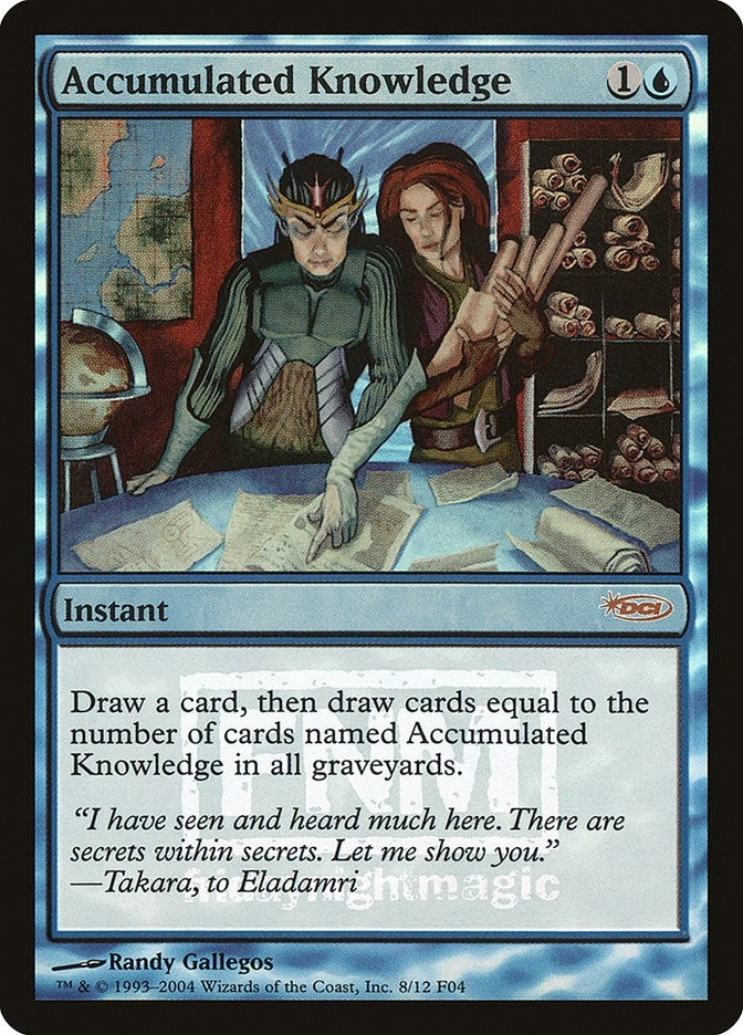 Image for Accumulated Knowledge (8) [FNM Promos] - Magic: The Gathering