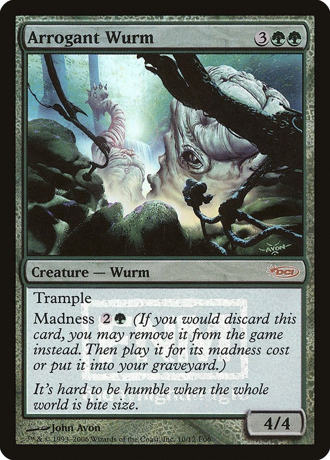 Image for Arrogant Wurm (10) [FNM Promos] - Magic: The Gathering